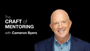 Cameron Byers, former President and CEO of BP Energy Co. NA and former SVP of Solazyme, Inc., and a mentor and coach at The ExCo Group, shares insights with Adam Bryant on building trust as an unbiased confidant, using the five C's framework—calm, confident, credible, consistent, and courageous—and the importance of taking bold shots in leadership.